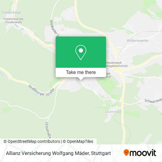 Allianz Versicherung Wolfgang Mäder map