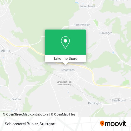 Schlosserei Bühler map