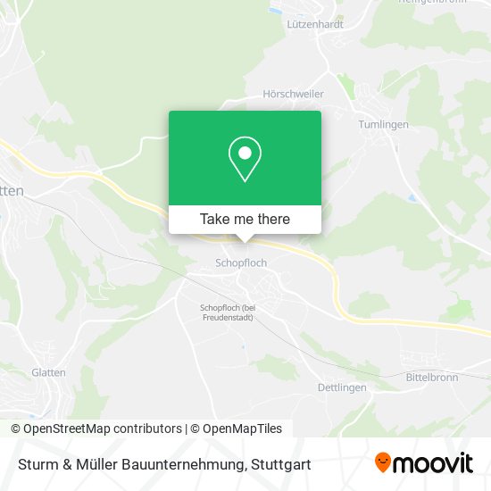 Карта Sturm & Müller Bauunternehmung