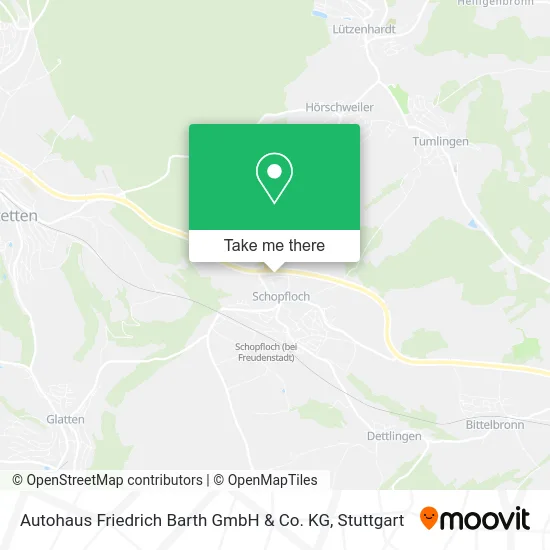 Карта Autohaus Friedrich Barth GmbH & Co. KG