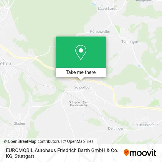 Карта EUROMOBIL Autohaus Friedrich Barth GmbH & Co. KG