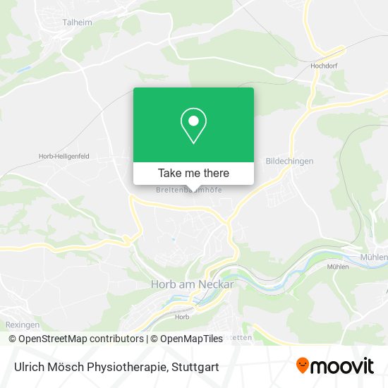 Ulrich Mösch Physiotherapie map