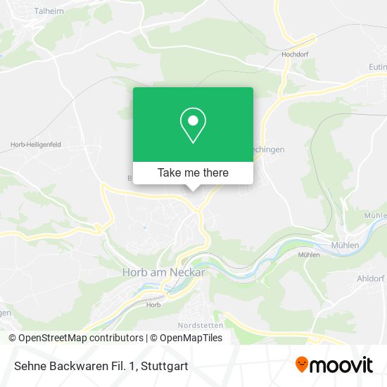 Sehne Backwaren Fil. 1 map