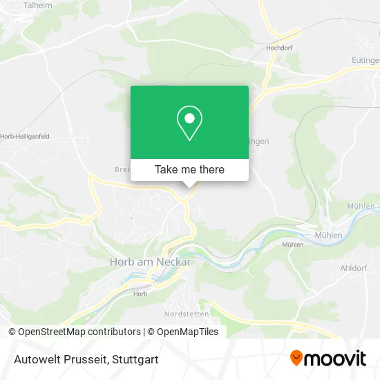 Карта Autowelt Prusseit