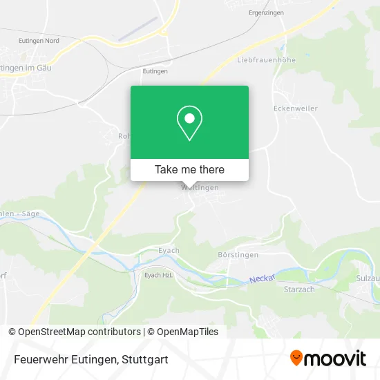 Карта Feuerwehr Eutingen