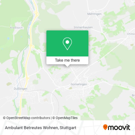 Ambulant Betreutes Wohnen map