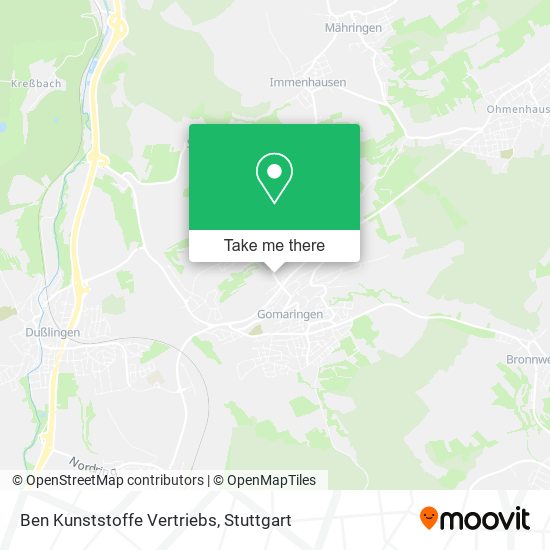 Ben Kunststoffe Vertriebs map