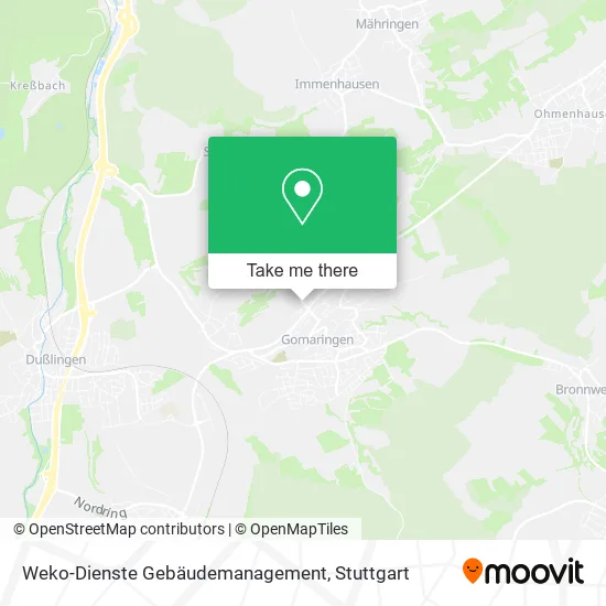 Карта Weko-Dienste Gebäudemanagement