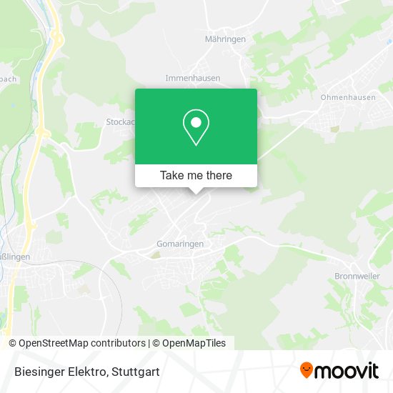 Biesinger Elektro map