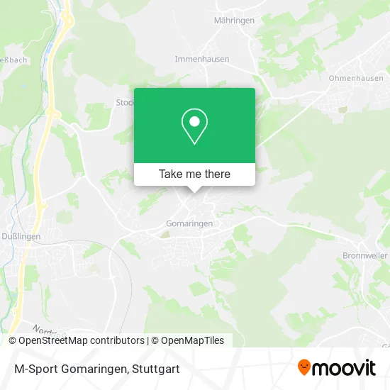 Карта M-Sport Gomaringen