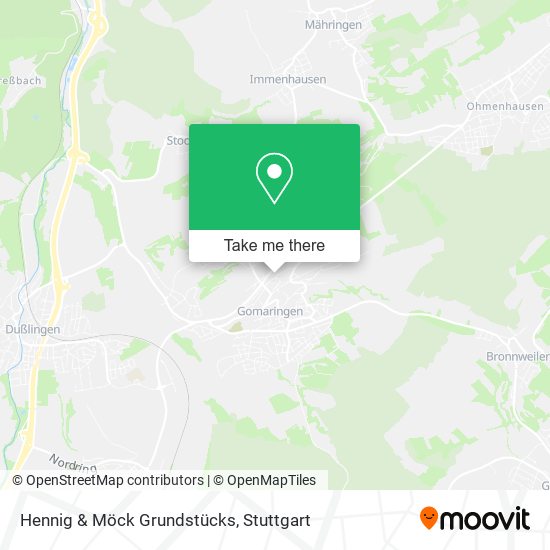 Hennig & Möck Grundstücks map