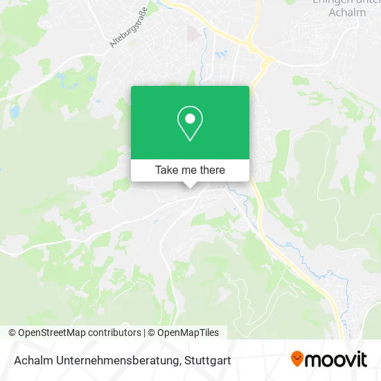 Карта Achalm Unternehmensberatung