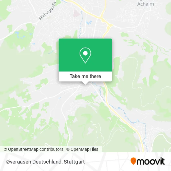 Карта Øveraasen Deutschland