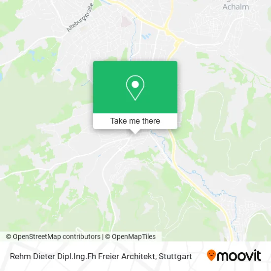 Карта Rehm Dieter Dipl.Ing.Fh Freier Architekt