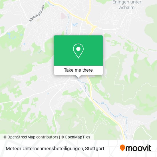 Meteor Unternehmensbeteiligungen map