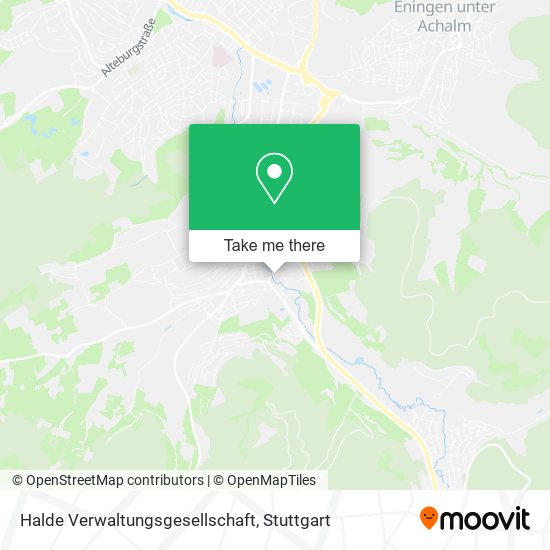 Halde Verwaltungsgesellschaft map