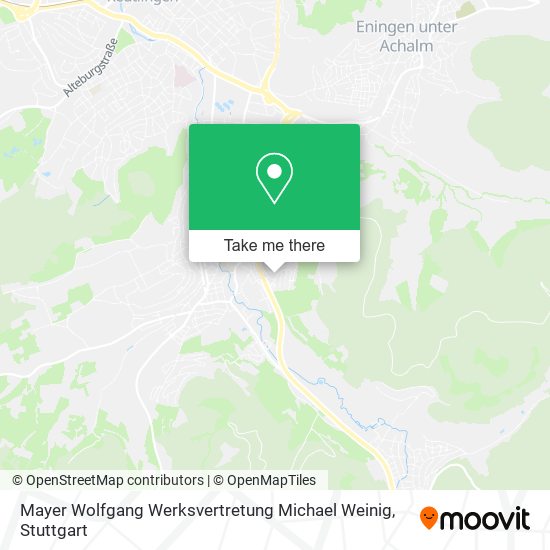 Mayer Wolfgang Werksvertretung Michael Weinig map