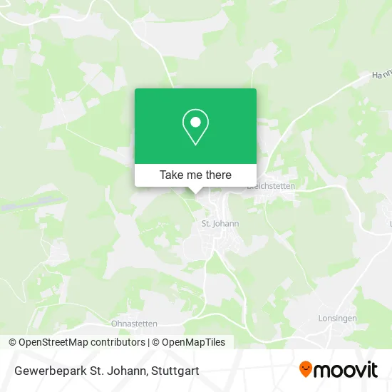 Карта Gewerbepark St. Johann