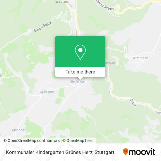 Kommunaler Kindergarten Grünes Herz map