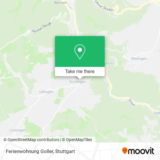 Карта Ferienwohnung Goller