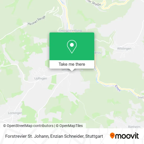 Карта Forstrevier St. Johann, Enzian Schneider