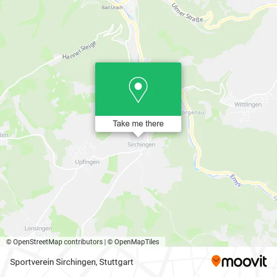 Карта Sportverein Sirchingen