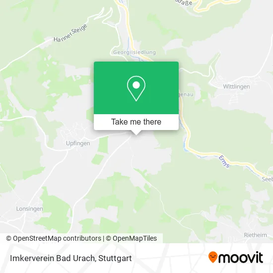Карта Imkerverein Bad Urach