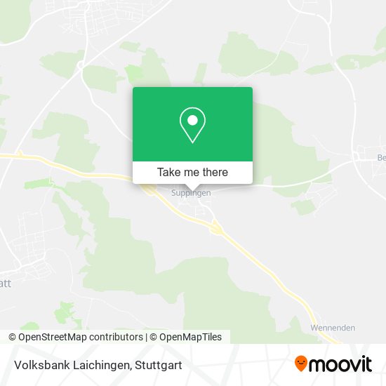 Карта Volksbank Laichingen