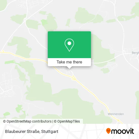 Карта Blaubeurer Straße