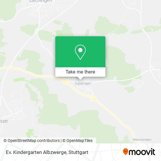 Ev. Kindergarten Albzwerge map