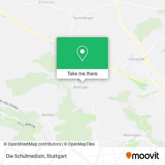 Die Schulmedizin map