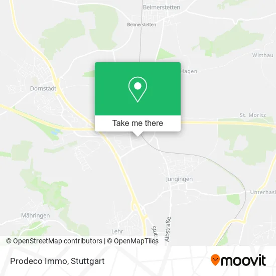 Prodeco Immo map