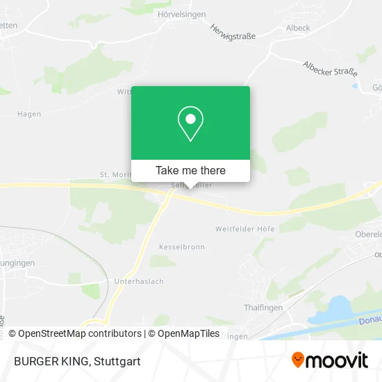 BURGER KING map