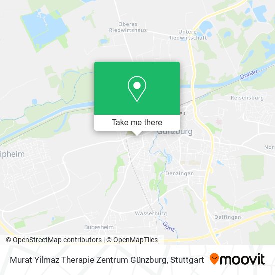Murat Yilmaz Therapie Zentrum Günzburg map