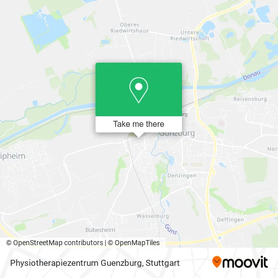 Карта Physiotherapiezentrum Guenzburg