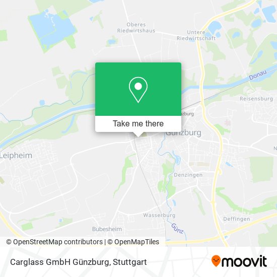 Карта Carglass GmbH Günzburg