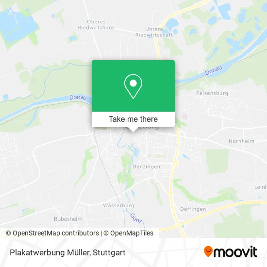 Карта Plakatwerbung Müller