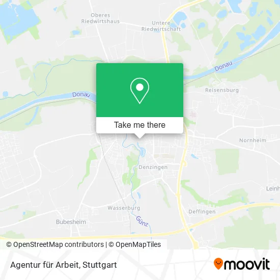 Карта Agentur für Arbeit