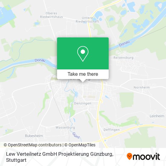 Lew Verteilnetz GmbH Projektierung Günzburg map
