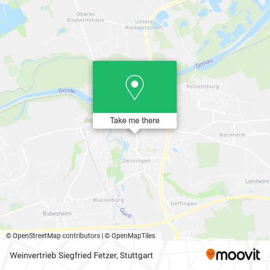 Карта Weinvertrieb Siegfried Fetzer