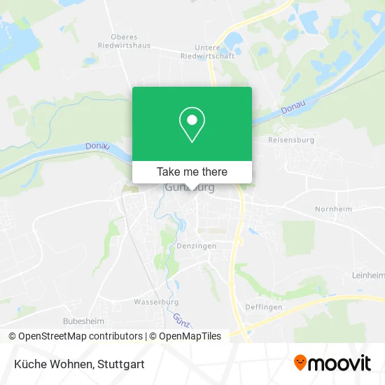 Карта Küche Wohnen