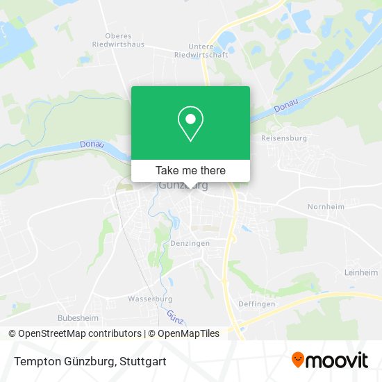 Tempton Günzburg map