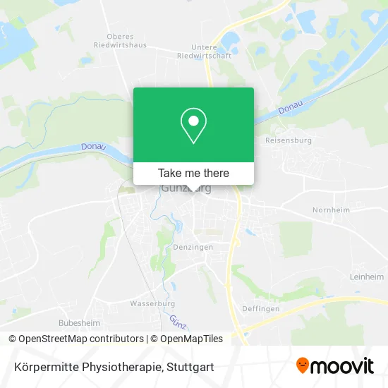 Карта Körpermitte Physiotherapie