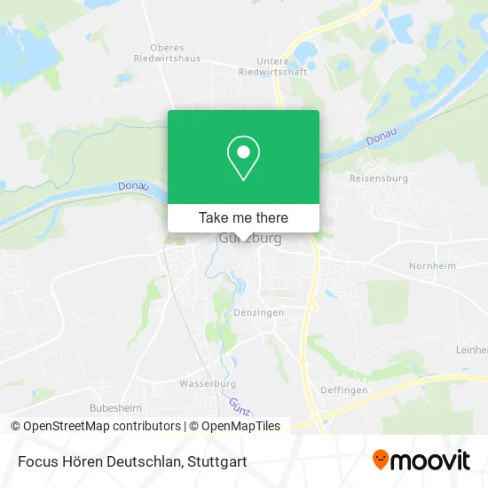 Карта Focus Hören Deutschlan