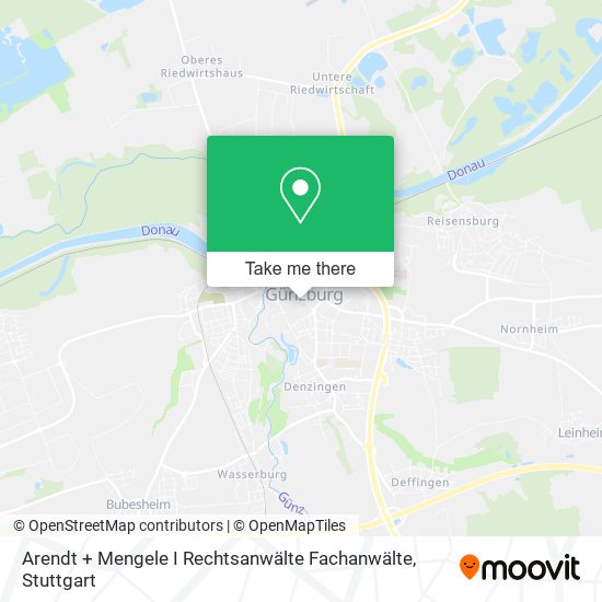 Карта Arendt + Mengele I Rechtsanwälte Fachanwälte