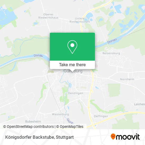 Карта Königsdorfer Backstube
