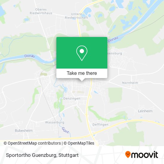 Sportortho Guenzburg map