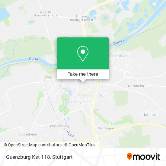 Карта Guenzburg Kst 118
