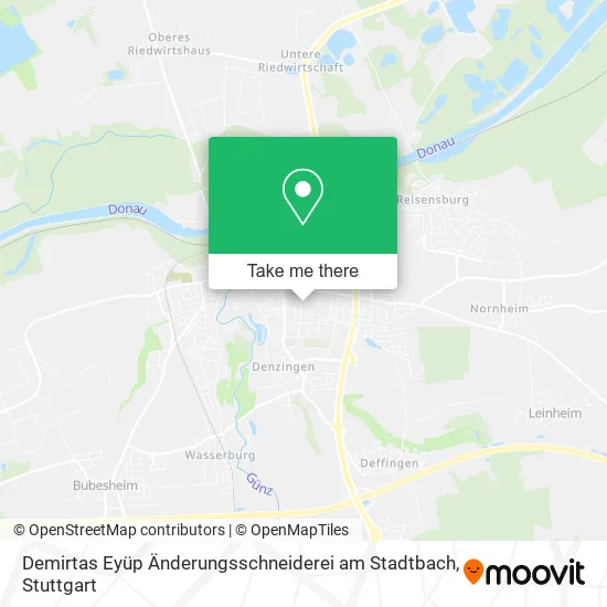 Карта Demirtas Eyüp Änderungsschneiderei am Stadtbach