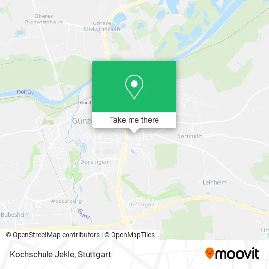 Карта Kochschule Jekle